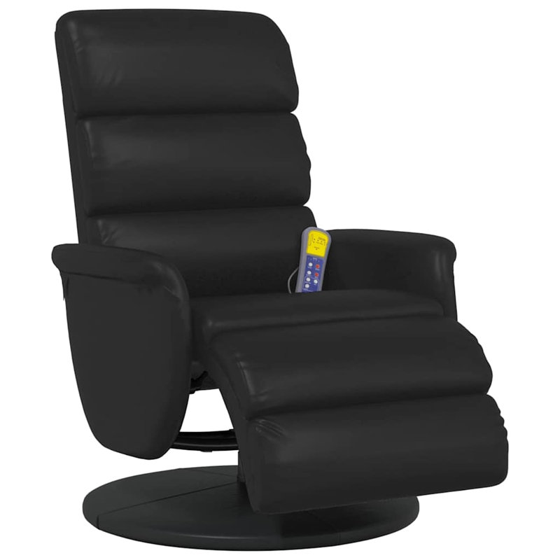 71 cm Wide Faux Leather Swivel Recliner
