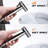 Toilet Bidet Handheld - Corrosion Feature Efficient Cleaning Silver Metal For Hygiene Enhancement Finish
