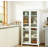 Hall Storage Cabinet,Kitchen Pantry Cabinet,Chic Display Cabinet