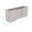 Buffet Dalia 63 "2D3SZ