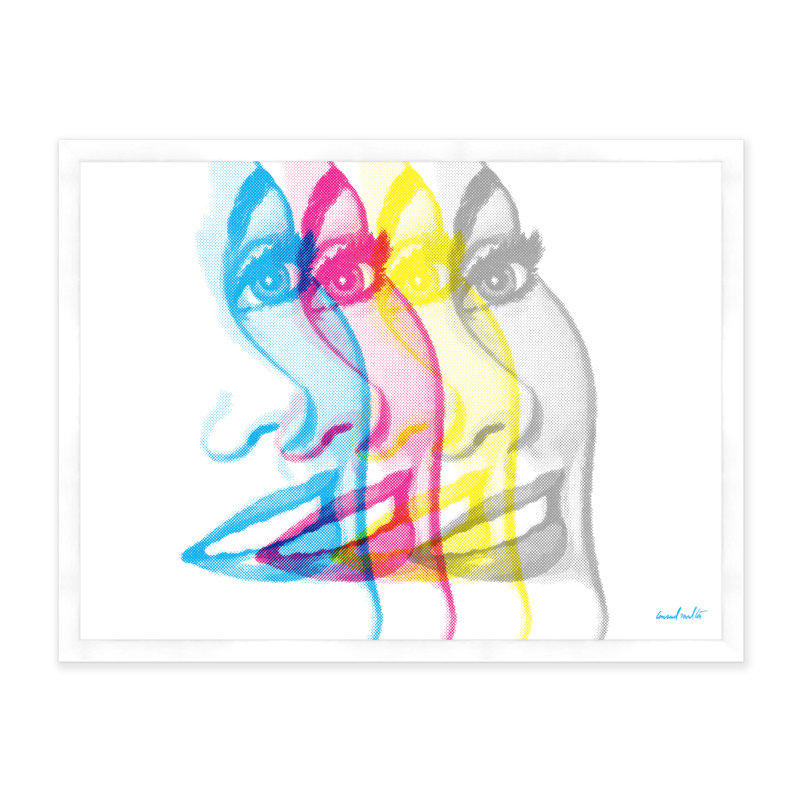 Four Faces Print