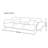 Simple and Creative Three-seater Sofa-561524155