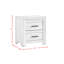 Table de chevet 2 tiroirs Decker