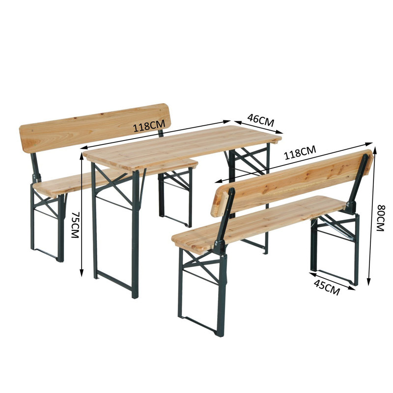Rectangular 7 - Piece 6- Person 150cm L Table Set