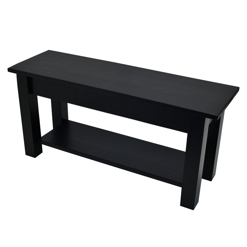 Rosalva Solid Wood Bench, 17'' H x 60'' W x 12'' D