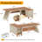 78.74" L-shaped Executive Desk, Large Computer Desk With File Cabinet