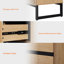 Ensemble de meuble de rangement moderne avec 2 tables de bout et 3 tables de bout Ebern Designs-1360830026