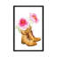 Boots And Flowers by Kelsey McNatt - Wrapped Canvas Print-299010134-322877630