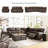 Dunleith 2-Piece Power Reclining Sectional-88292932