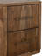 Table de chevet Eray, 2 tiroirs, bois de manguier, 29 po-112313364