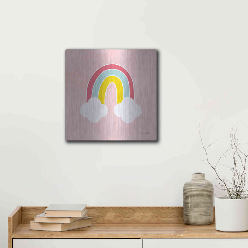 «His Rainbow» par Ann Kelle Designs, art mural en métal, H 12 po x l 12 po