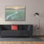 Art mural en toile Epic Graffiti «Evening Stream» par James Wiens, 54 po x 40 po