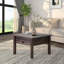 Yassine Solid Wood Four Leg Coffee Table with Storage-27288538