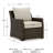 Evolo Wicker Outdoor Lounge Chair