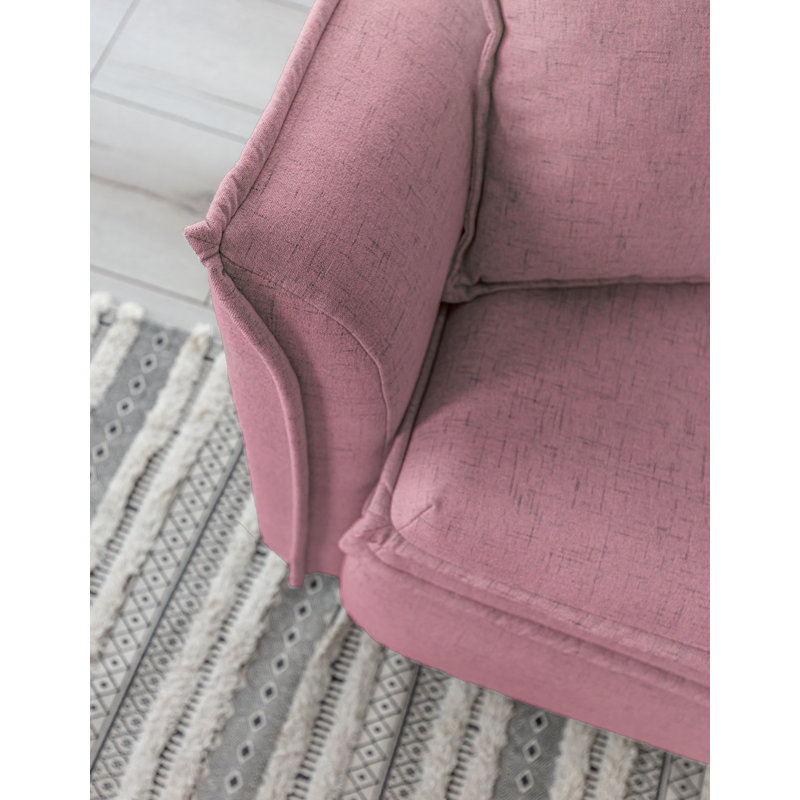 Charming Charlie 3 Seater Sofa Bed, Pink