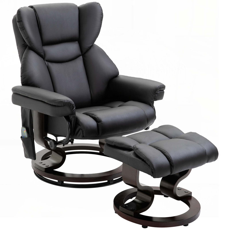 Fauteuil inclinable confortable avec repose-pieds et multiples points de vibration pour une détente ultime