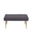 Adalinn Upholstered Velvet Bench for Bedroom Furniture, Modern Bench with Iron Metal Base-95856688