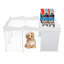 Clôture pour chien avec compartiment de rangement