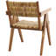 Fauteuil d'appoint brun Mid-Century Rangler