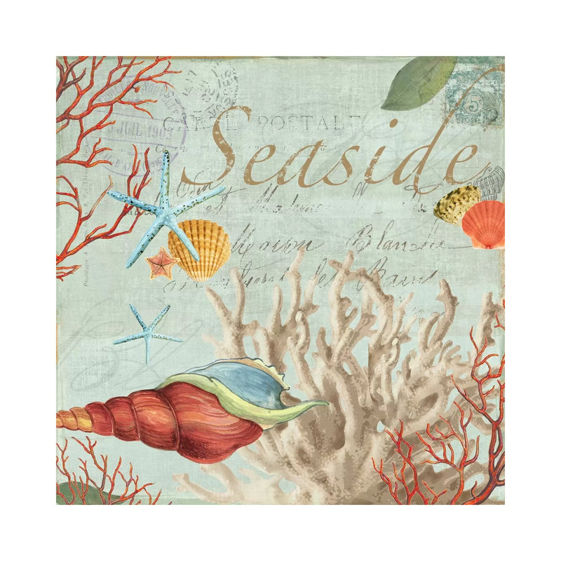 Seaside by Aimee Wilson - Wrapped Canvas Print, 30.48 cm H x 30.48 cm W
