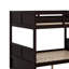 Lit double superposé au dessus d'un lit double avec lit gigogne-910878208