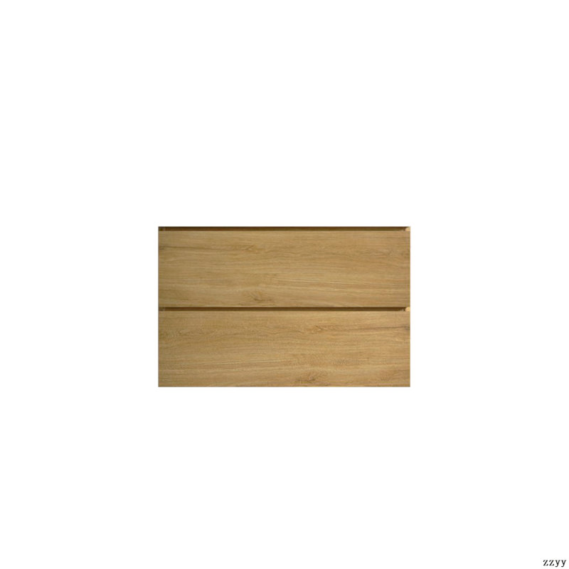 Armoire murale sans bassin, couleur chêne naturel, avec deux tiroirs,, 30", Chêne