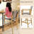 Earlton Acacia Outdoor 29'' Bar Stool