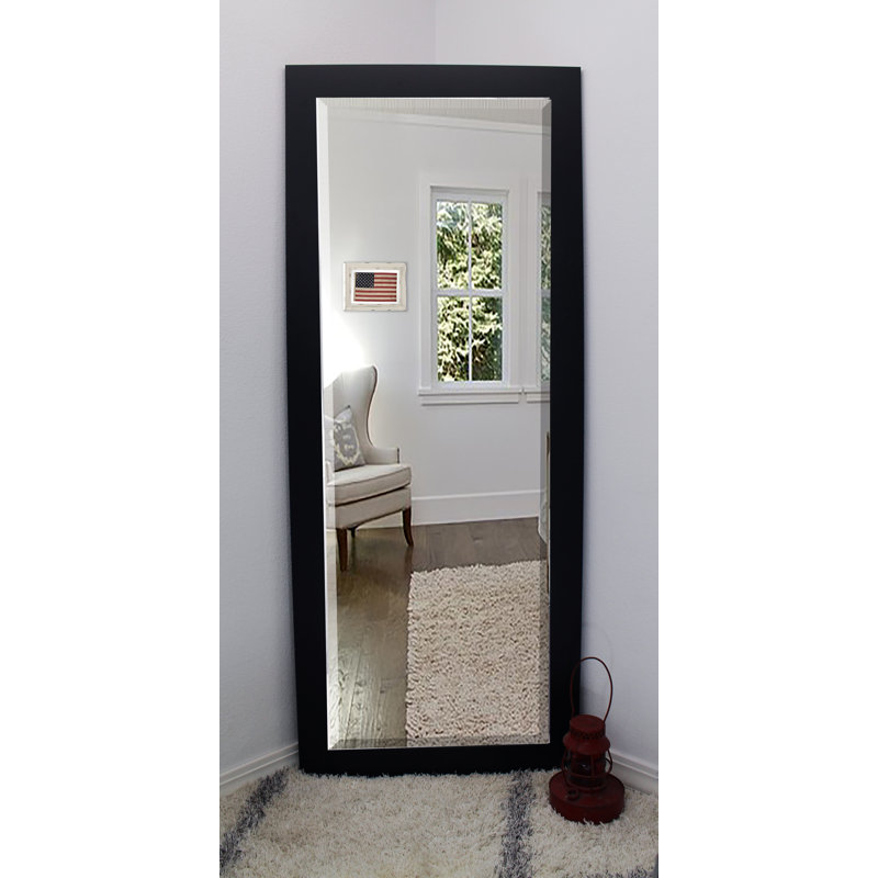 Wood Flat Mirror, 71" H x 30" W