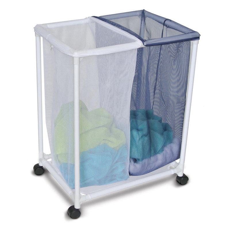 Metal Rolling Laundry Sorter