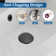Bathroom Sink Stainless Steel Pop Up Drain With Overflow(2 Pcs)
