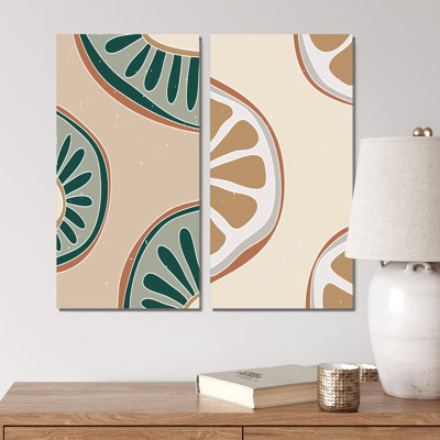 Vintage Fruit Illustration II - ensemble de 2 reproductions