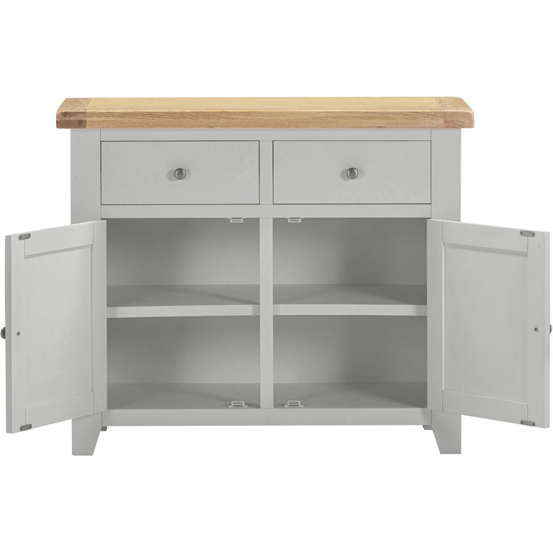 Windsor 2 Door 2 Drawer Sideboard, Grey