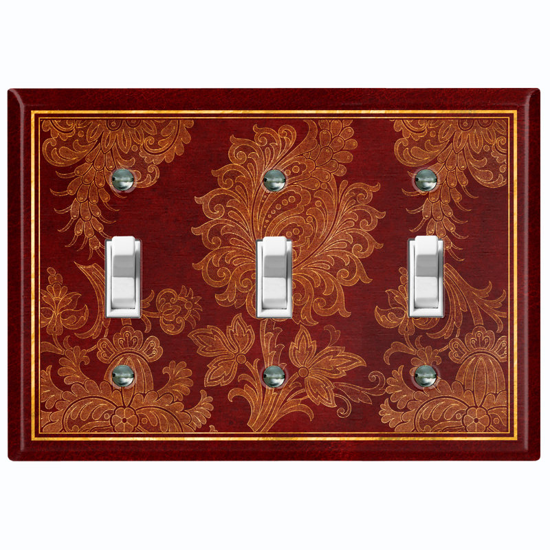 Landscape & Nature 3 - Gang Toggle Light Switch Standard Wall Plate