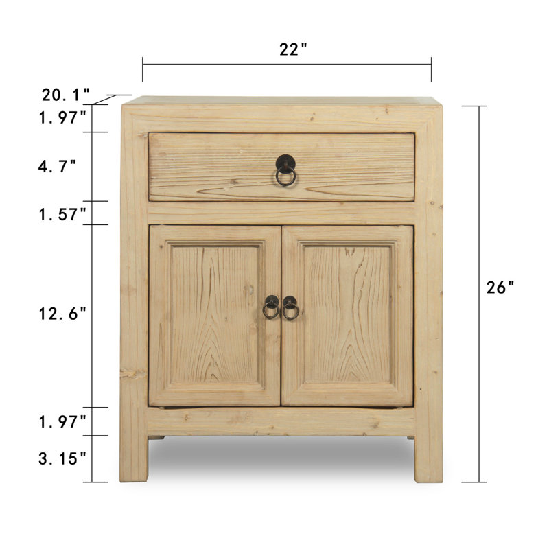 Caprece 1 - Drawer Nightstand