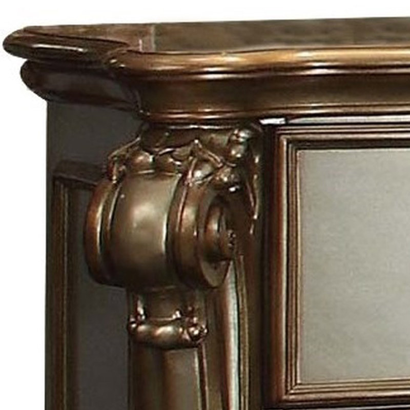 Stuckey 34.25'' W Solid Wood Nightstand