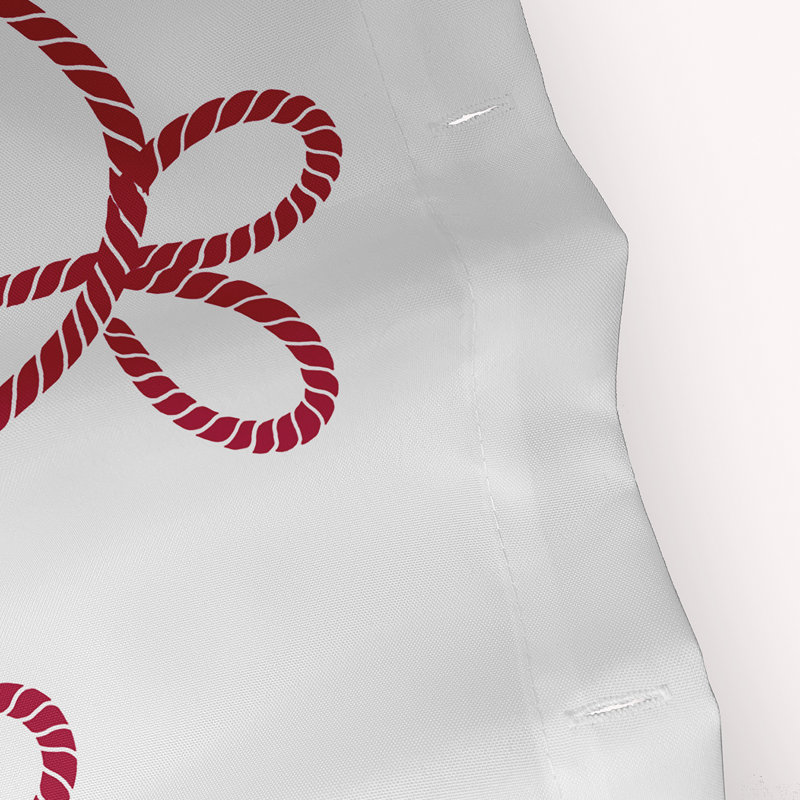 Jahlique Graphic Print Shower Curtain, Christmas Pink