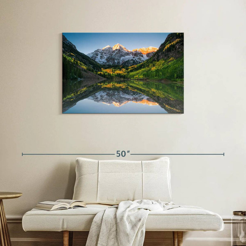 Alvord Maroon Bells Lake Sunshine, H 24 po x l 36 po