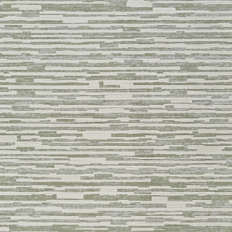Tapis abstrait délavé beige et vert 5 pi x 8 pi