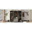 Armoire-penderie 6 portes en bois pour chambre à coucher, avec grands tiroirs, gris-728434481