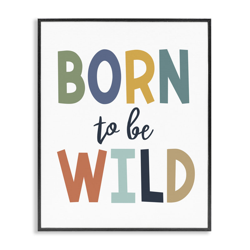 «Born to be Wild», art de la giclée encadrée par Christine Simpson Art, H 14 po x l 11 po, Giclée encadrée noir minuit