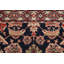 Tapis de couloir oriental en laine turque noué à la main de conception unique 2 pi 11 po x 11 pi 8 po Ziegler