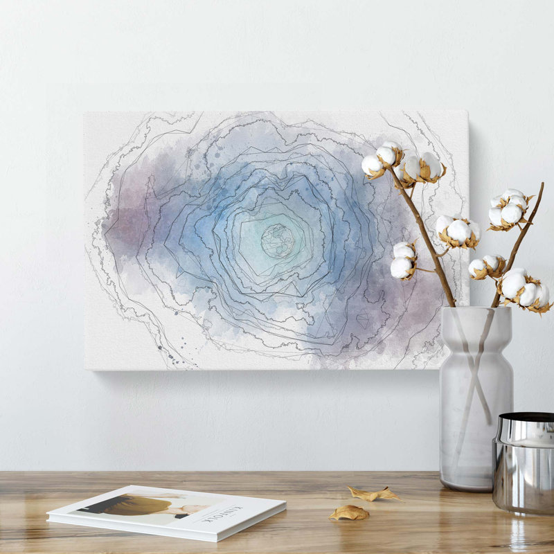 Moon In The Sky In Abstract - Wrapped Canvas, 50cm H x 76cm W x 3cm D