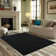 Modern Plush Solid Color Rug - Black, Pet and Kids Friendly Rug. Made in USA, Rectangle, Area Rugs Great for kids, Pets, Event, Wedding 
