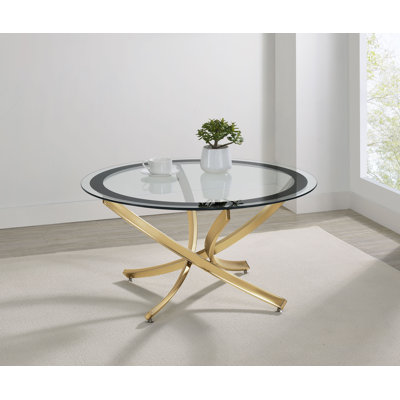 Ehlert Glass Top Coffee Table