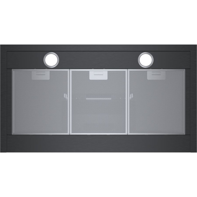 36" 800 Series 600 CFM Ducted Wall Mount Range Hood in Black Stainless Steel, 36"