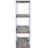 Libby Chrome Finish Bookshelf
