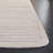 Ebony Hand Tufted Wool/Cotton Striped Rug in Silver/Ivory-49037716