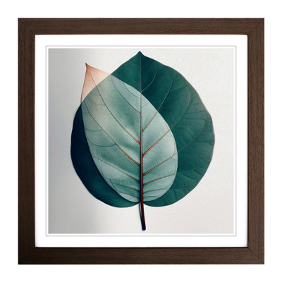 Leaf Bauhaus - Framed Print