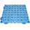 Carreaux à emboîtement 55PCS bleu, carreaux de drainage 12 "x 12" épissage, carreaux de sol à drainage en PVC, trous de drainage antidérapants pour les toilettes, la salle de bain, la cuisine, la piscine, les zones humides, bleu