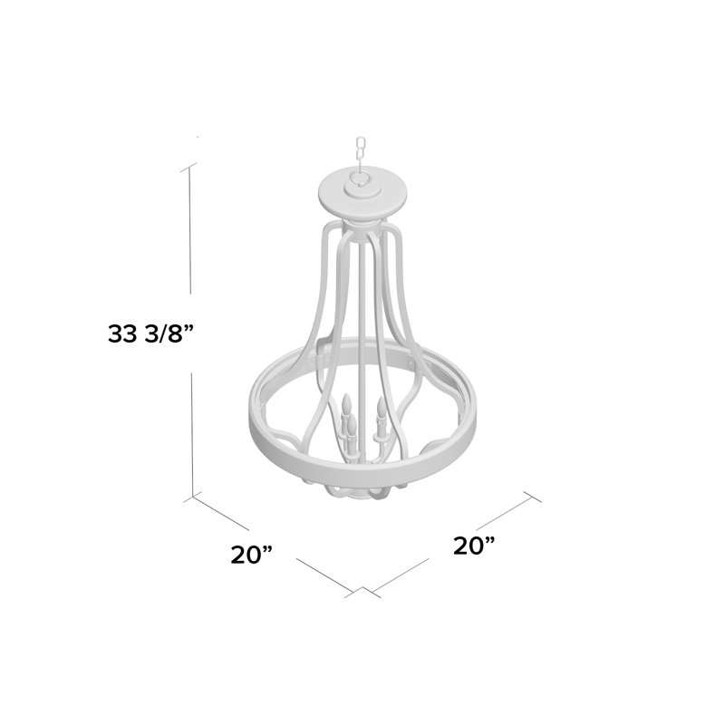 Lustree empire 3 lumières à bougie de style bougie Arkaitz, Nickel poli / bois gris